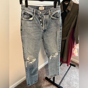 Agolde Riley Distressed Jeans